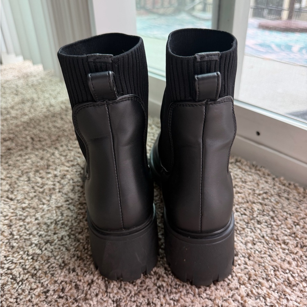 Steve Madden Hutch Sock Boots - Picture 5 of 9